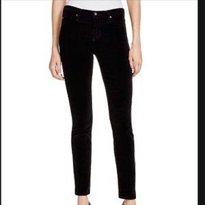 AG Prima Mid-Rise Cigarette Leg Black Corduroy